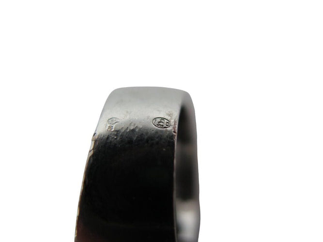 Bague 56 bague CHAUMET liens croises gm t56 asymetrique en or blanc diamants 0.45ct 58 Facettes 268855