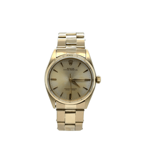 Montre ROLEX - Oyster Perpetual Vintage - Or jaune 58 Facettes 1.0002999/1