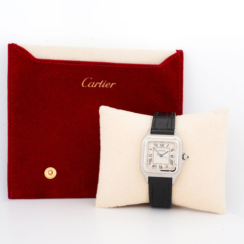 Montre Cartier - Montre Panthère - Ivory roman dial - Medium 58 Facettes