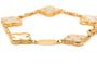 Bracelet Van Cleef & Arpels - Bracelet Alhambra en or jaune 18 carats et nacre 58 Facettes 22730