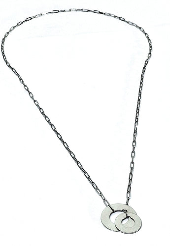 Collier Dinh Van - Collier “Cible” Or Blanc 58 Facettes