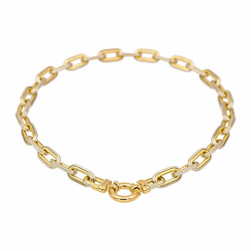 Collier Collier Or jaune, Or blanc 58 Facettes 4651186CN