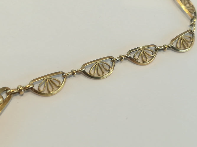 Collier Collier draperie or et diamants 58 Facettes