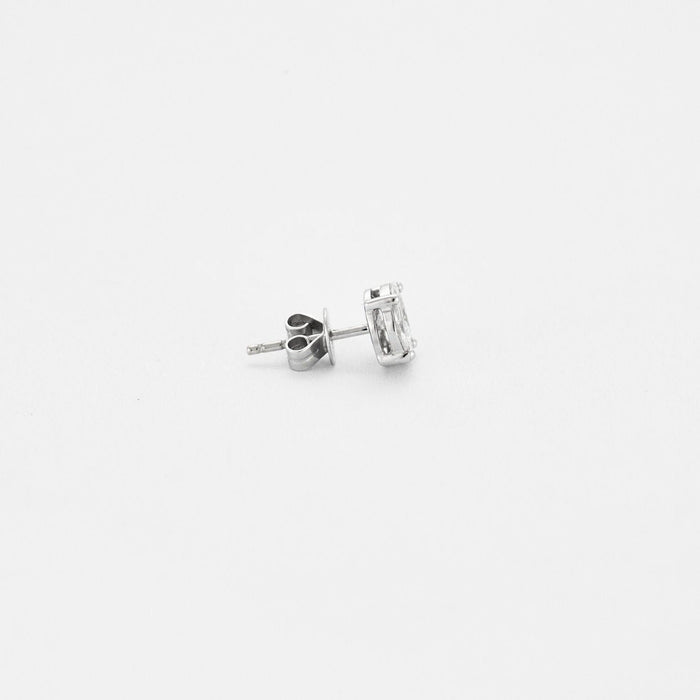 Boucles d'oreilles Paire de boucles d’oreilles en or blanc serties de diamants 58 Facettes