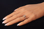 Vintage Belle Epoque diamond and pearl romantic toi-et-moi engagement ring