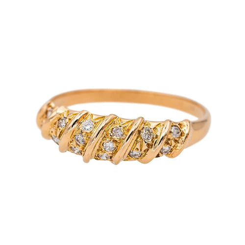 Bague 55 Bague Or rose Diamant 58 Facettes 4686174CN