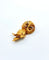 Broche Broche chouette en or jaune 18k avec diamants et oeil de tigre 58 Facettes BO/250337