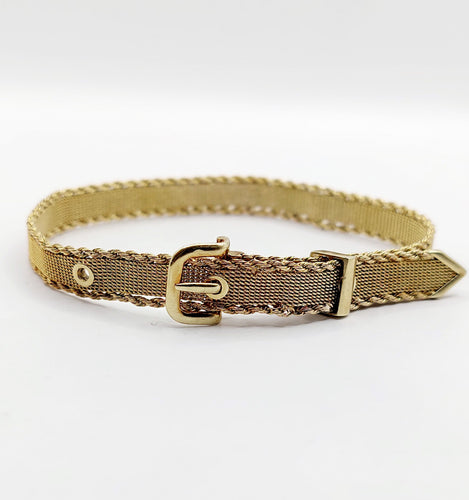 Bracelet Bracelet type ceinture en or 14k (circa 1950) 58 Facettes A06591