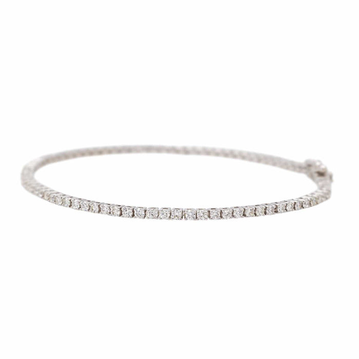 Bracelet Bracelet Ligne Or blanc Diamant 58 Facettes 3664473RV