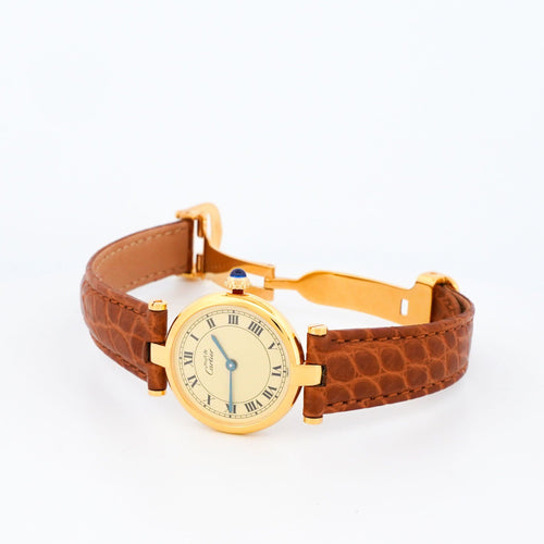 Cartier Must Vendôme - Lemon roman dial - SM 58 Facettes