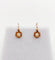 Boucles d'oreilles Petites Dormeuses or rose, perle (circa 1900) 58 Facettes A06037