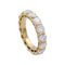 Bague 48 Alliance or jaune et diamants. 58 Facettes 32605