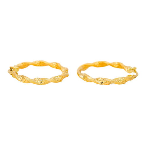 Boucles d'oreilles Boucles d'oreilles Créoles Or jaune 58 Facettes 4137660CN