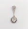 Pendentif Pendentif art deco or blanc 18k diamant 0,80 carats (circa 1920) 58 Facettes A06128