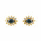 Boucles d'oreilles Boucles d'oreilles  Puces Or jaune Saphir, Diamant 58 Facettes 4443920RV