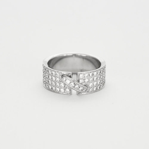 Bague 52 CHAUMET - Bague Liens en or blanc et diamants 58 Facettes
