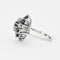 Bague 54 Bague or gris motif grappe, saphirs et diamants 58 Facettes 127027160539