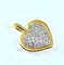 Pendentif Pendentif coeur 34 diamants 58 Facettes AB305