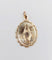 Pendentif Médaille religieuse victorienne or rose Vierge Marie (circa 1890) 58 Facettes A06018