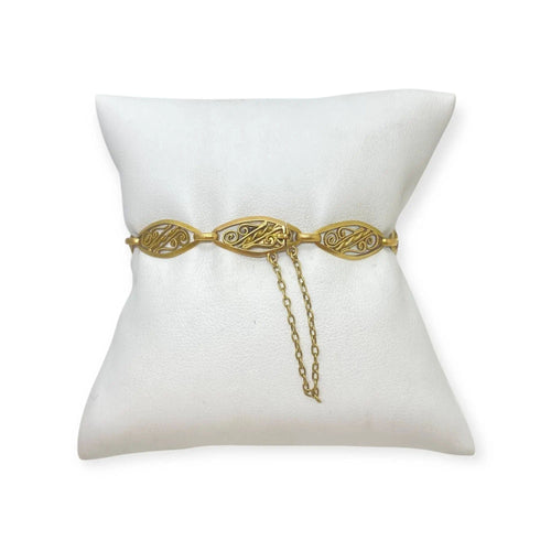 Bracelet Bracelet filigrané en or jaune 750 (18k) 58 Facettes 330088174