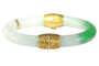Jade vintage avec garnitures en or 18 carats : les chroniques silencieuses d'un bracelet victorien