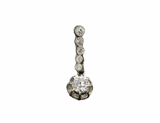 Pendentif Pendentif platine diamants 58 Facettes A10377