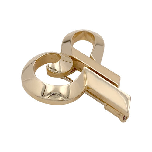 Broche Broche Cartier, « Initiales », or jaune. 58 Facettes 35071