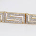 Bracelet Bracelet motif Greca en or 18 carats avec diamants 58 Facettes E361840