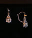 Boucles d'oreilles Boucles d'Oreilles Art Déco ornées de saphirs blancs 58 Facettes
