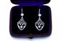 Boucles d'oreilles Boucles d'oreilles Art Nouveau en or blanc avec diamants, Hongrie, années 1930/1940 58 Facettes 9850
