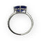 Bague 50 Bague or blanc 750 diamants et tanzanite 58 Facettes 149060163
