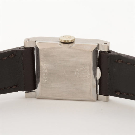 Montre Rolex - Montre Precision vintage en or blanc 18 carats avec coffret 58 Facettes