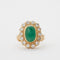 Bague 54 Bague émeraude et diamants 58 Facettes