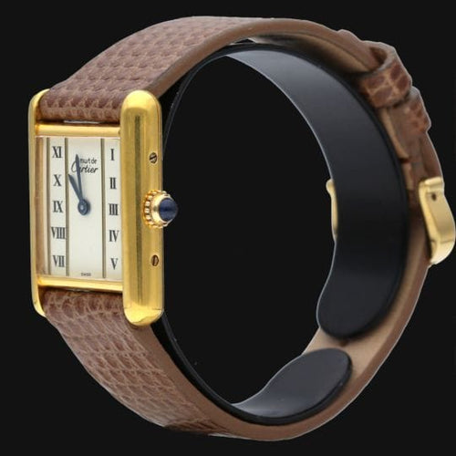 Montre Cartier Montre Tank Vermeil 58 Facettes MT42665