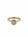 Bague 58 Bague solitaire en or jaune certifiée HRD 58 Facettes