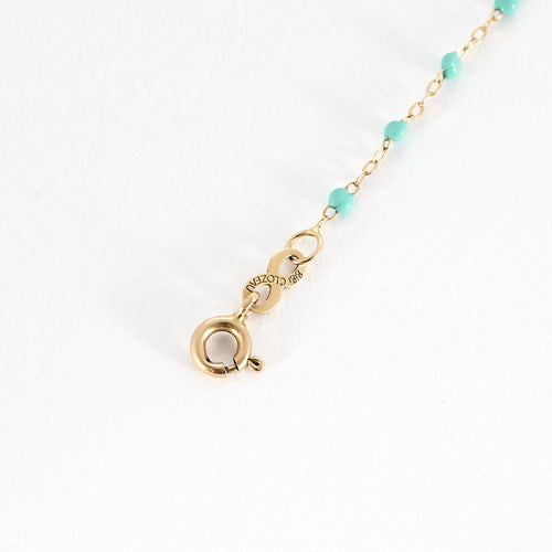 Bracelet GIGI Clozeau - Classique Gigi - Bracelet en or jaune et résine turquoise 58 Facettes BRI0094