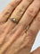 Bague Bague vintage or jaune perle fine 58 Facettes