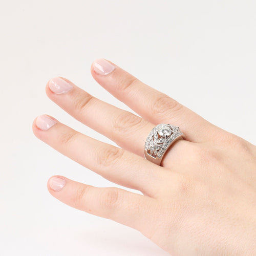 Bague 54 Bague diamants 58 Facettes