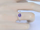 Bague 54 Bague en or blanc avec améthyste 58 Facettes 2194