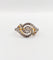 Bague 56 Bague tourbillon antique en or 18k et platine, diamant taille ancienne et diamants roses 58 Facettes A06434