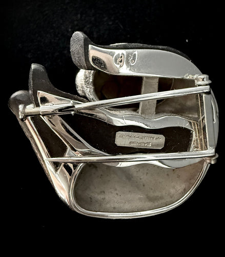 Broche Broche signée Gallopin en forme de panda or blanc et bois d'ébène 58 Facettes