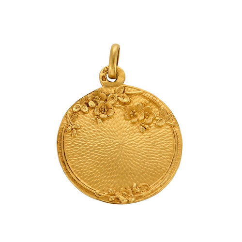 Pendentif Médaille or jaune 58 Facettes CHOL08684