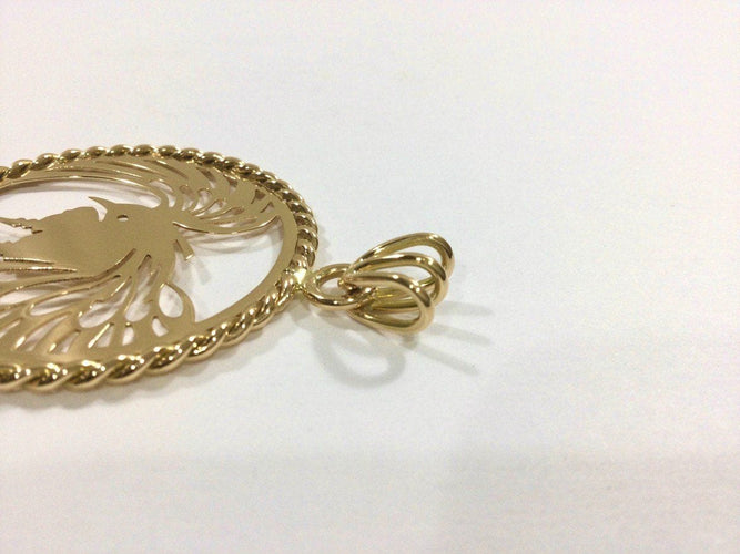 Pendentif Pendentif Phénix Or Rose 58 Facettes