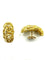 Boucles d'oreilles GILBERT ALBERT. Boucles d'oreilles or jaune 18K 58 Facettes