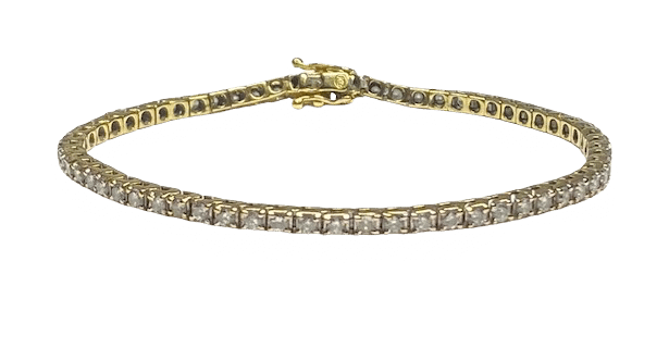 Bracelet Bracelet rivière en or et diamants 58 Facettes