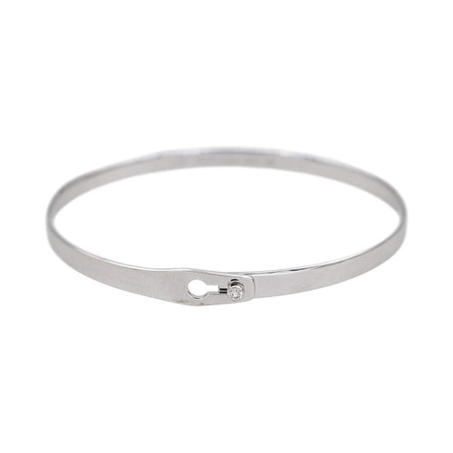 Bracelet Dinh Van Bracelet Serrure Or blanc Diamant 58 Facettes 4625527RV