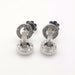 Boucles d'oreilles Boucles d'oreilles or blanc diamants 58 Facettes