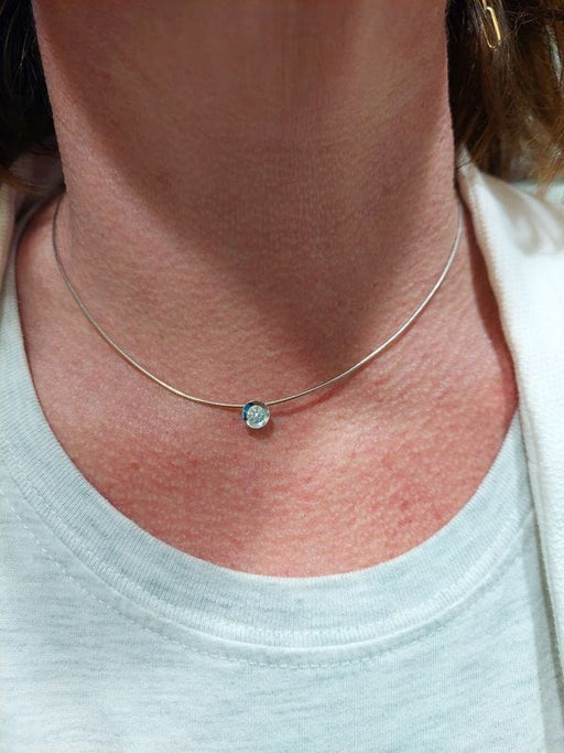 Solitaire Diamond Necklace Necklace 58 Facettes 084771