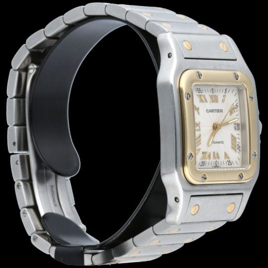 Montre Cartier Montre Santos Galbee Or Jaune 18K / Acier 58 Facettes MT41291