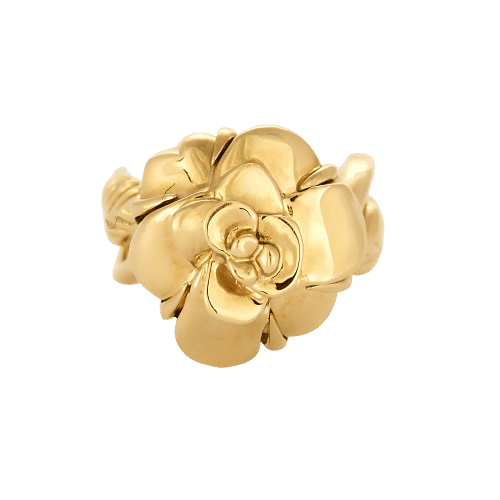 Bague 48,5 Chanel Bague Camélia en or jaune 58 Facettes NAR0893X2